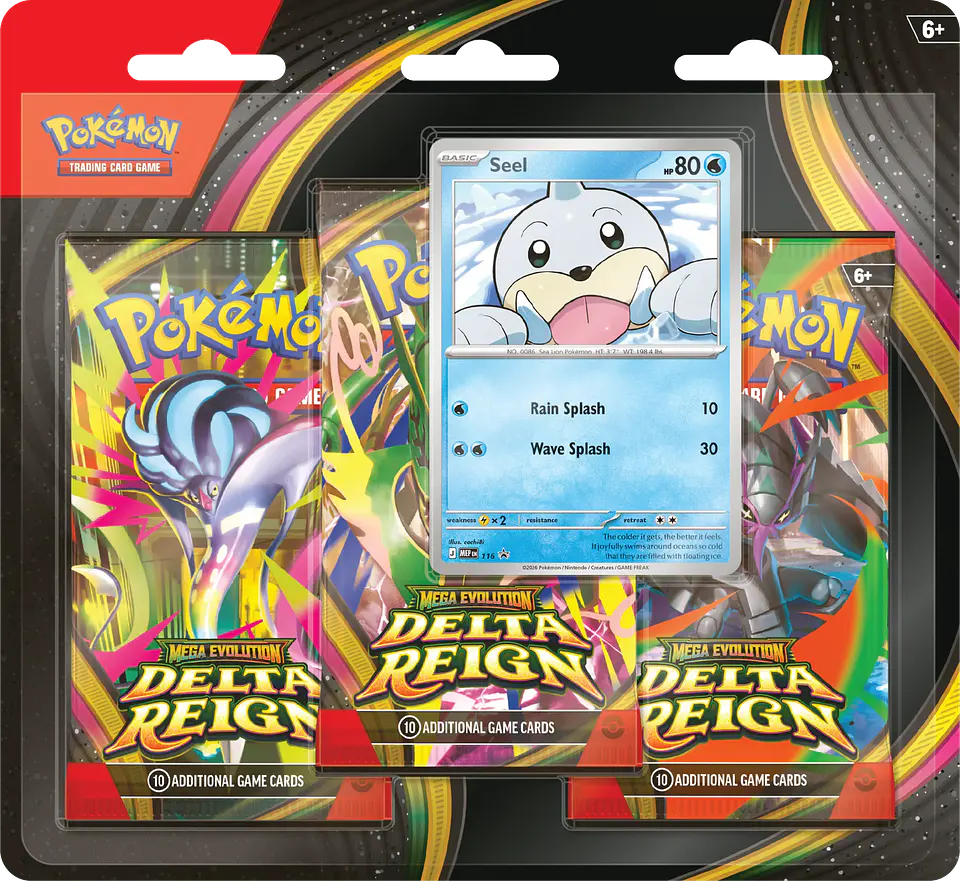 POKÉMON TCG DELTA REIGN 3 PACK BLISTER (ESPAÑOL) PREVENTA 1