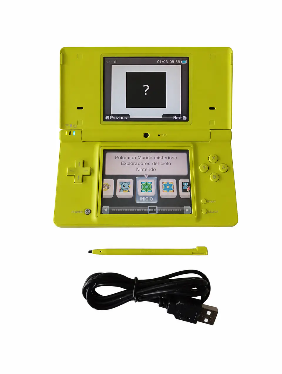 Nintendo DSi Lime Green Liberada MicroSD 32 GB 1