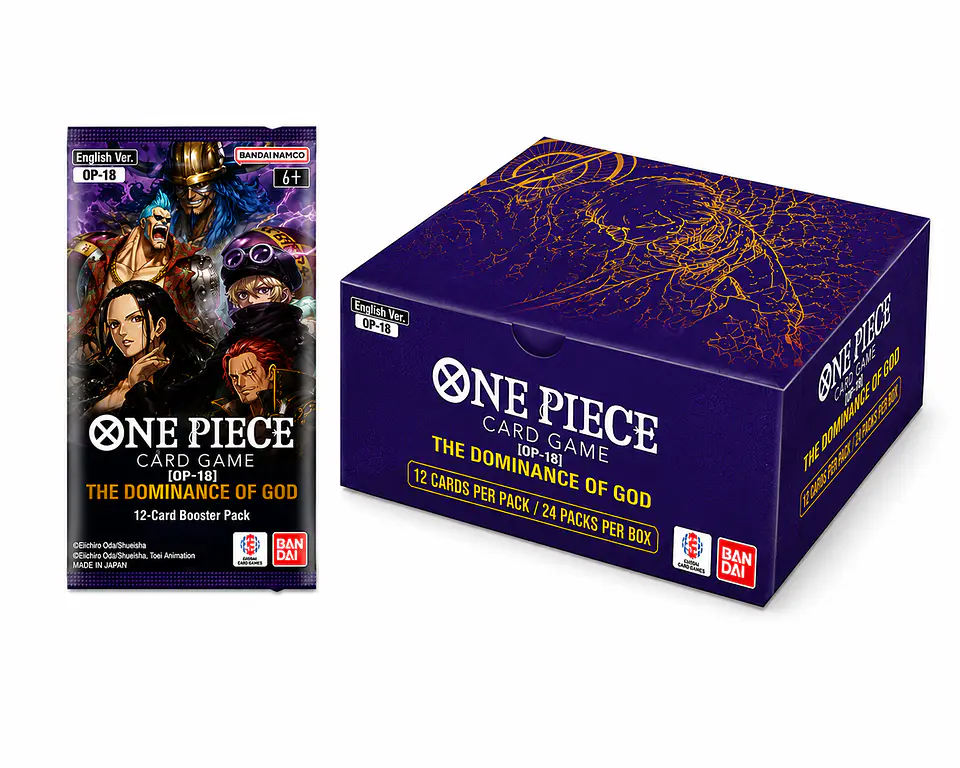 One Piece Card Game – The Dominance of God [OP-18] PREVENTA 1