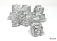 Chessex Dice Block – Translucent Clear/White 16mm D6 (12 Dados) - Miniatura 2