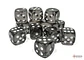 Chessex Dice Block – Translucent Smoke/White 16mm D6 (12 Dados) - Miniatura 2