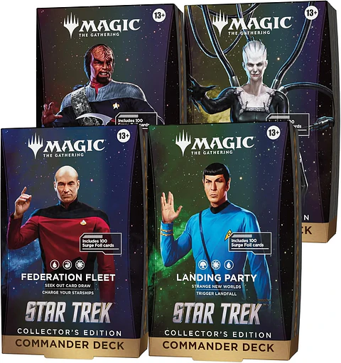 MTG: Star Trek – Commander Decks Collector's Edition (Set de 4)