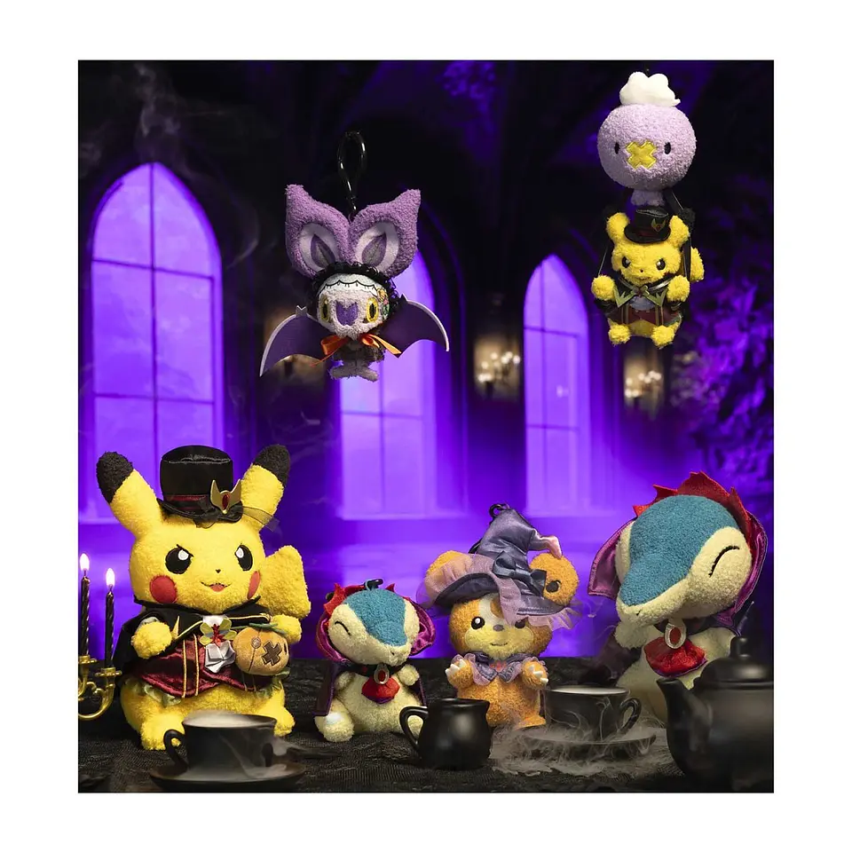 Peluche Pikachu Halloween Ghost Chateau – Pokémon Center 5