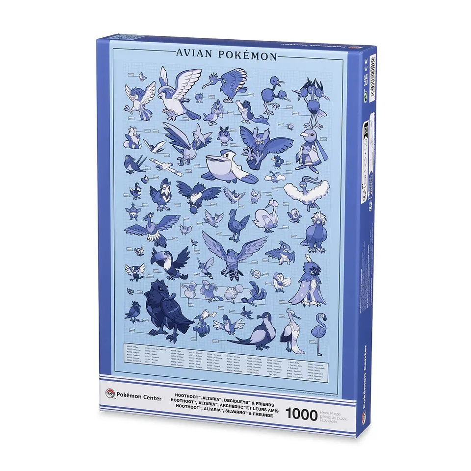 Puzzle Pokémon Aves 1.000 Piezas – Pokémon Center 2