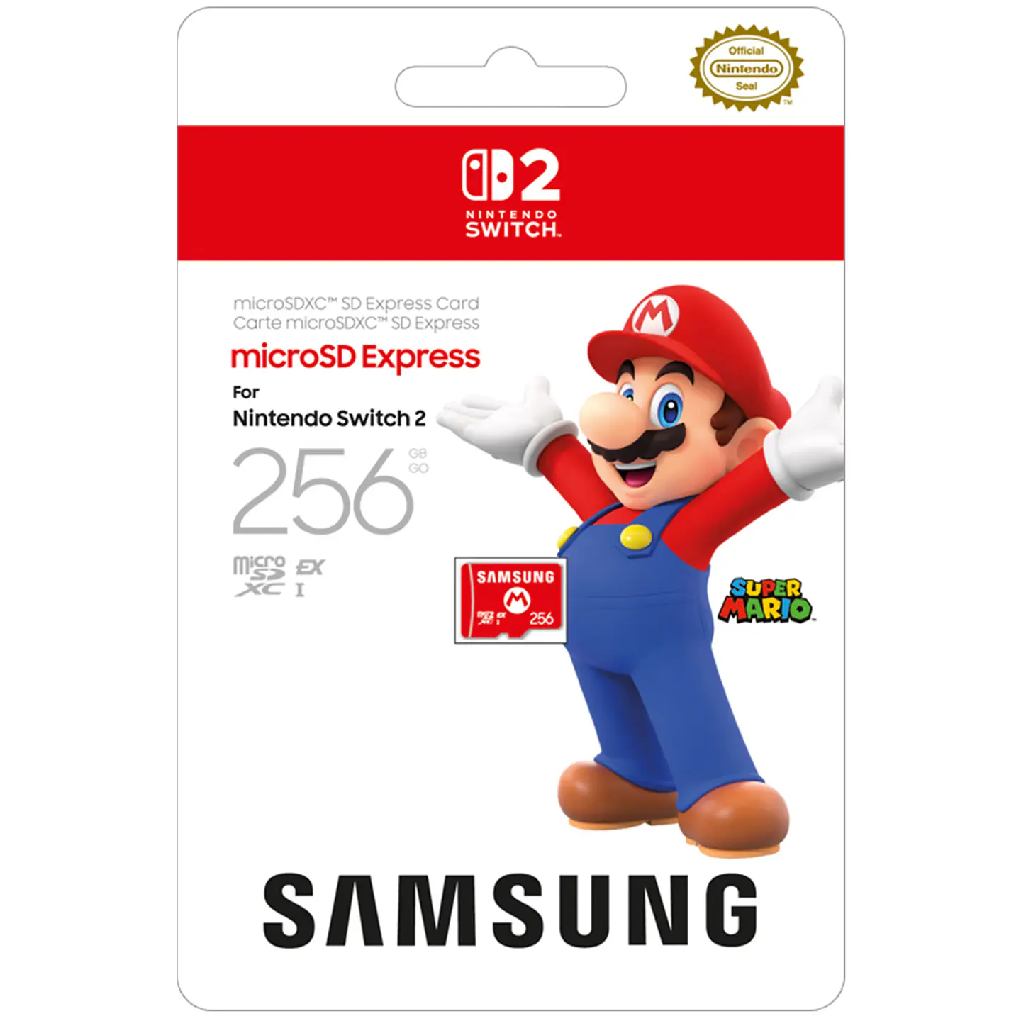 Samsung microSD Express 256GB para Nintendo Switch 2 1