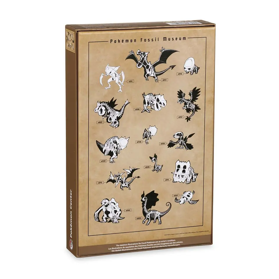 Pokémon Fossil Museum: Skeletons Puzzle (100 Piezas) 2
