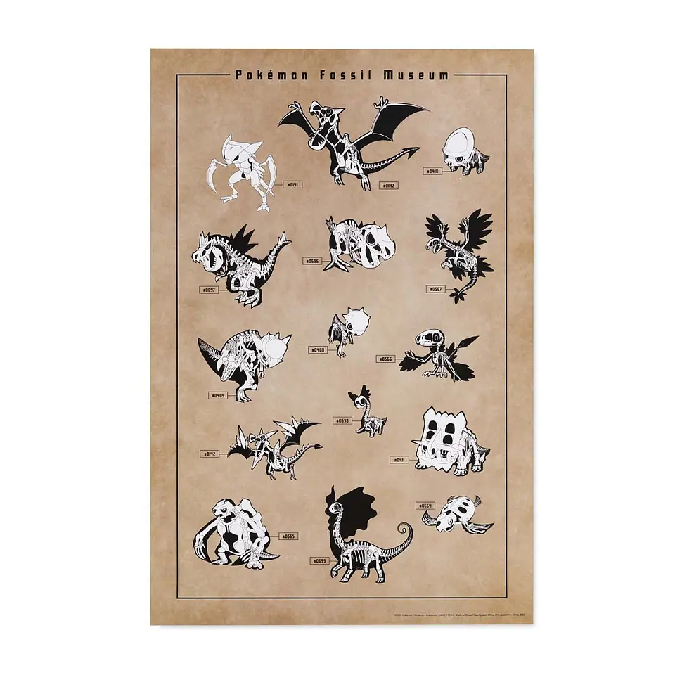 Pokémon Fossil Museum: Skeletons Puzzle (100 Piezas) 3