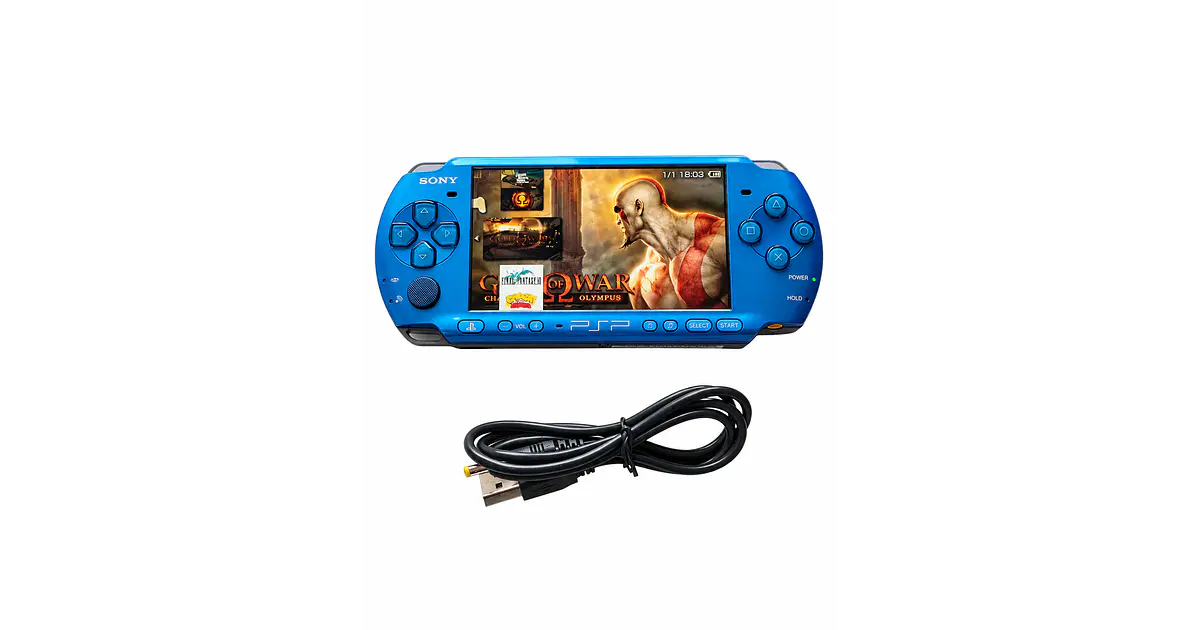 Sony PSP 3000 Azul Liberada + microSD 32 GB