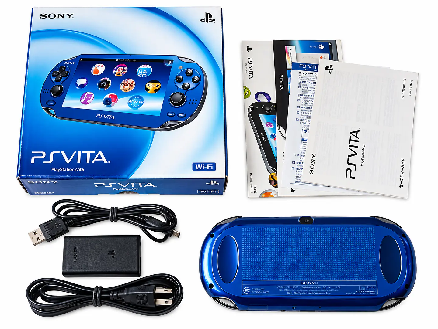 PS Vita Fat Sapphire Blue Caja Liberada microSD 32GB 1