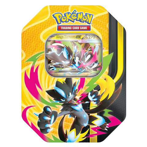Pokémon Megafuerzas Tin Mega-Zeraora ex Español