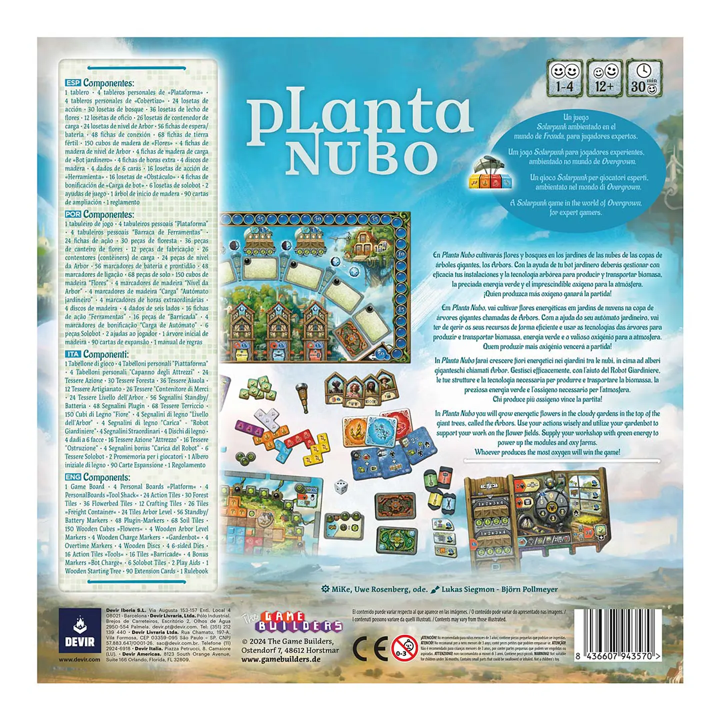 Planta Nubo – Juego de Mesa 4