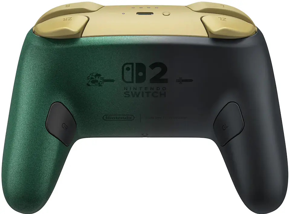 Nintendo Switch 2 Pro Controller Zelda 40th + Display Stand 6