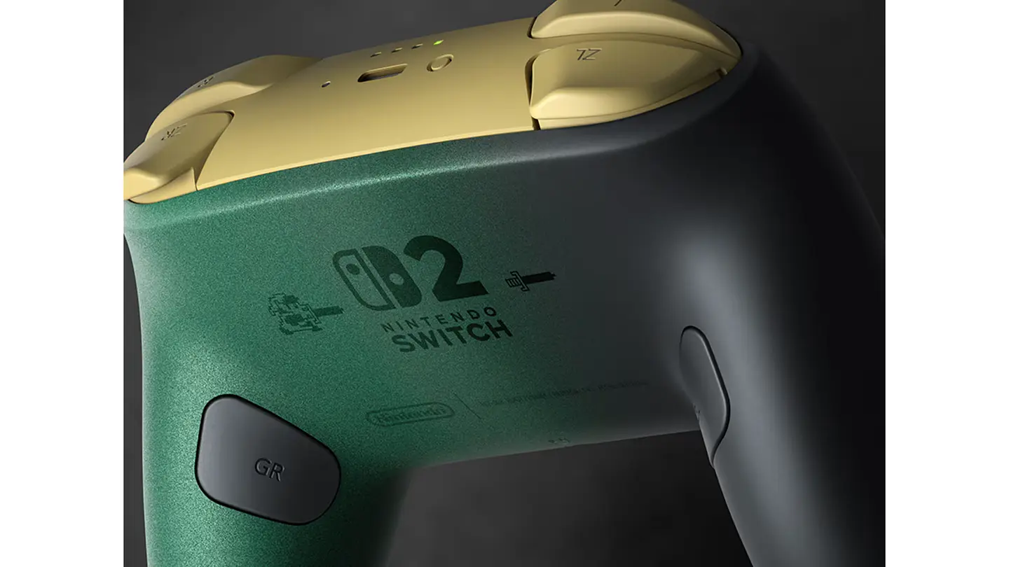 Nintendo Switch 2 Pro Controller Zelda 40th + Display Stand 7