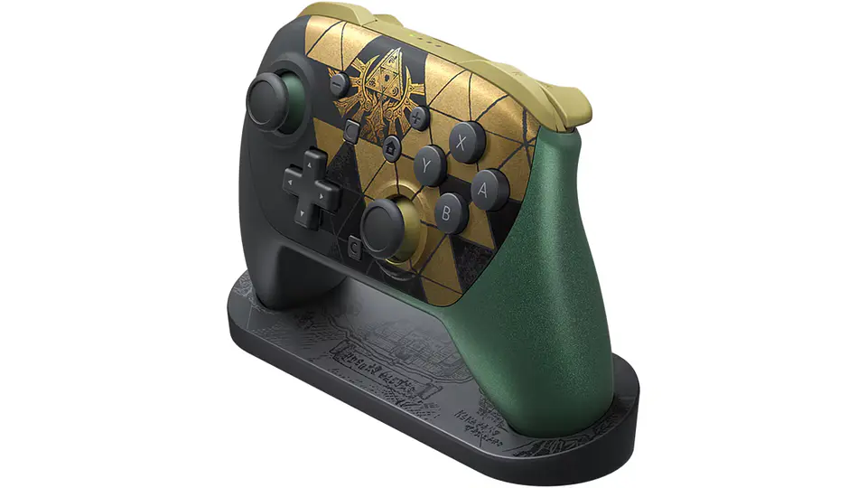 Nintendo Switch 2 Pro Controller Zelda 40th + Display Stand 3