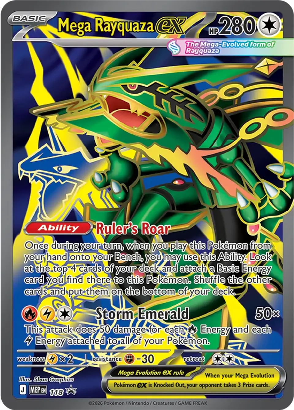 Pokémon TCG: Mega Rayquaza ex Premium Tournament Collection (INGLÉS) – PREVENTA PRÓXIMAMENTE 3