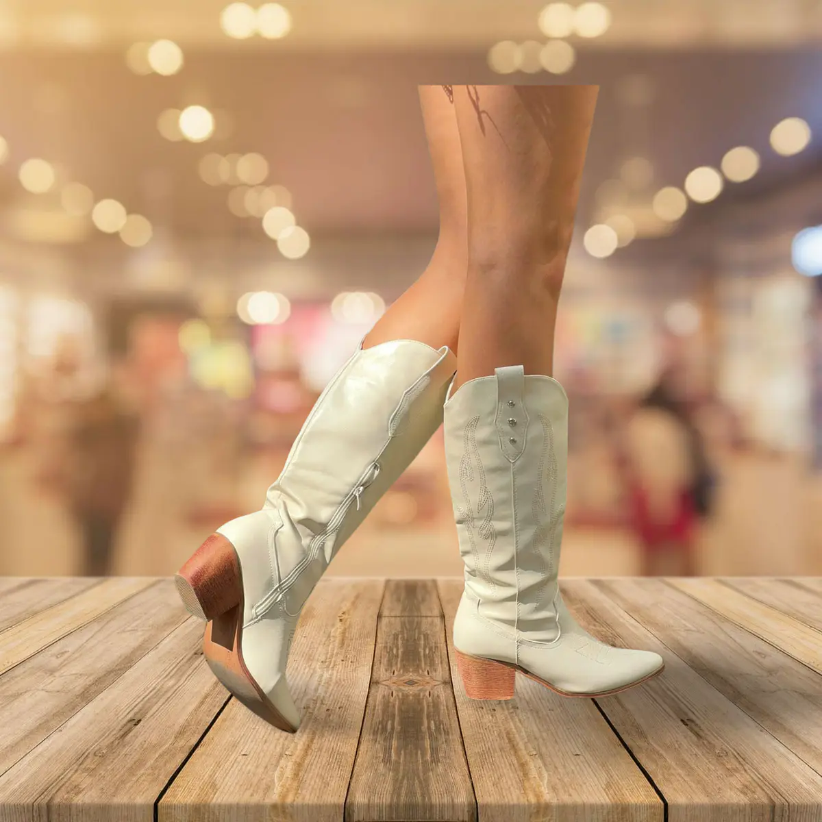 BOTA VAQUERA TEXAS WHITE
