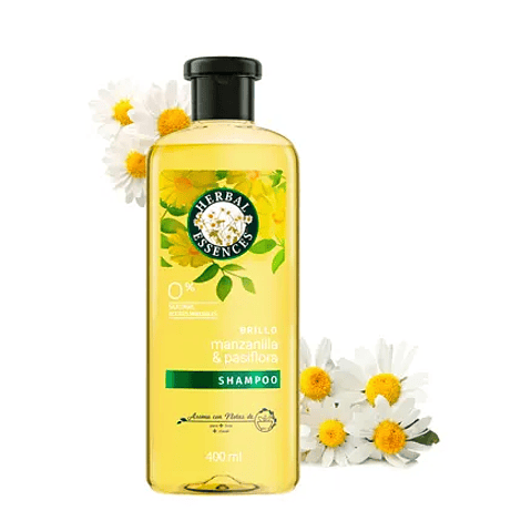 Shampoo Herbal Essences Brillo Manzanilla y Pasiflora 400ml