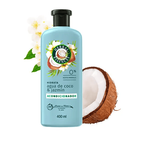 Acondicionador Herbal Essences Hidrata Agua de Coco 400ml