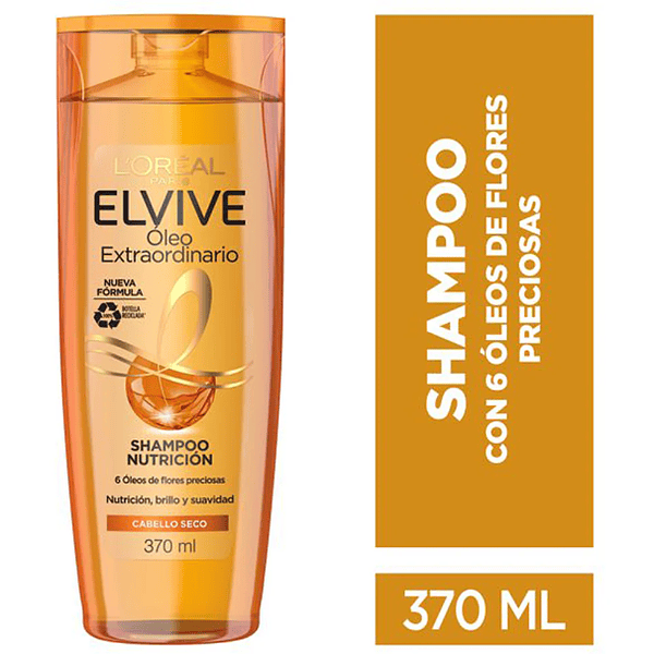 Shampoo Elvive Óleo Extraordinario 370ml