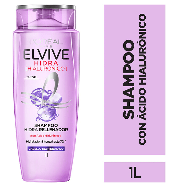 Shampoo Elvive Hidra Hialurónico 1000ml