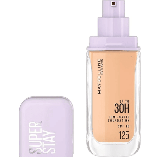 Base Maybelline Super Stay Lumi Matte 30 horas 125