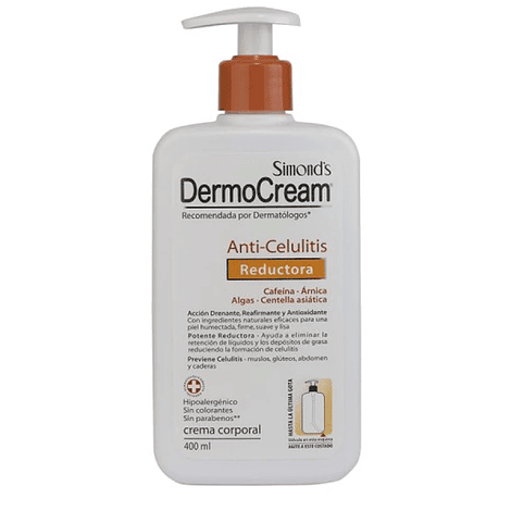 Crema corporal Simond's DermoCream Anti-Celulitis 400ml