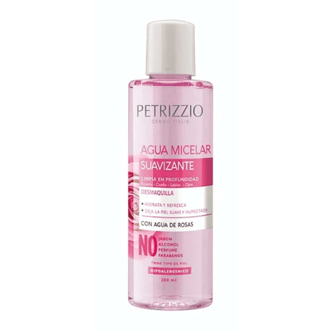 Agua Micelar Petrizzio de Rosas 200ml