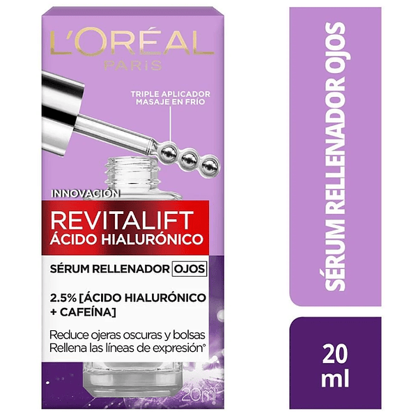 Sérum Rellenadoro ojos Revitalift Ácido hialurónico 20ml