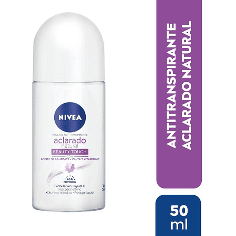 Desodorante Roll On Nivea Aclarado Natural Beauty Touch 50ml