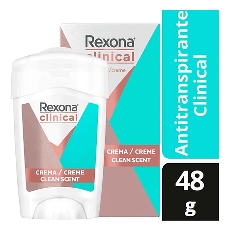 Desodorante Barra Rexona Clinical Women Clean Scent 48gr