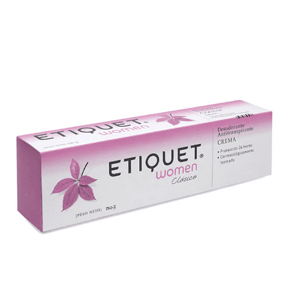 Desodorante Crema Etiquet Women Clásico 30gr