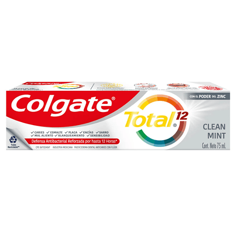 Pasta Dental Colgate Total12 Clean Mint 75ml