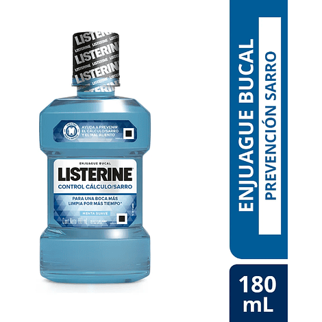 Enjuague Bucal LISTERINE Control Sarro 180 ml