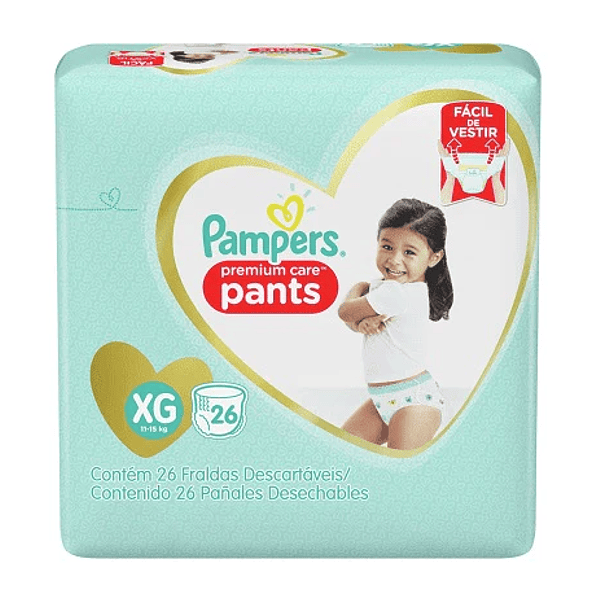 Pampers Premium Care Pañales Pants XG 26 unds