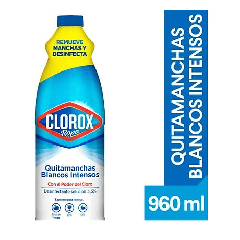 Quitamanchas Clorox Blancos Intensos 960g