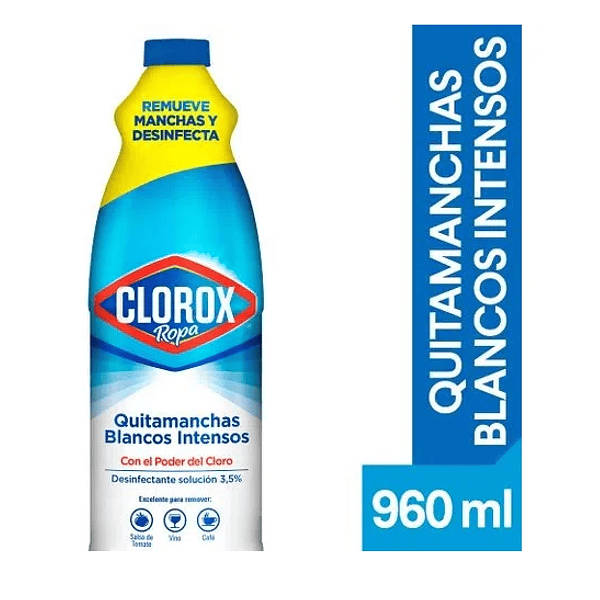 Quitamanchas Clorox Blancos Intensos 960g