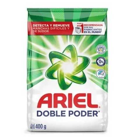 Detergente en Polvo Ariel Regular 400gr