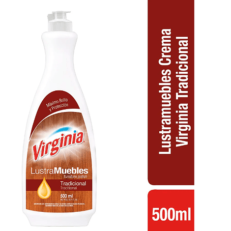 Lustra Muebles Crema Virginia Tradicional 500ml