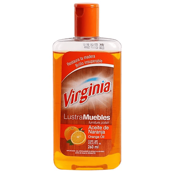 Lustra Muebles Aceite Virginia Naranja 260ml