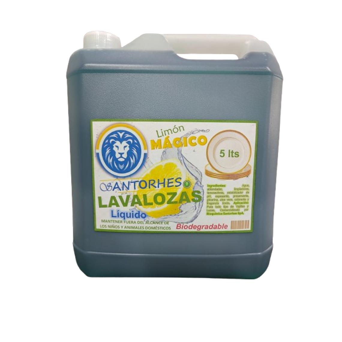 Lavalozas Líquido Verde Concentrado (5 Litros) 1