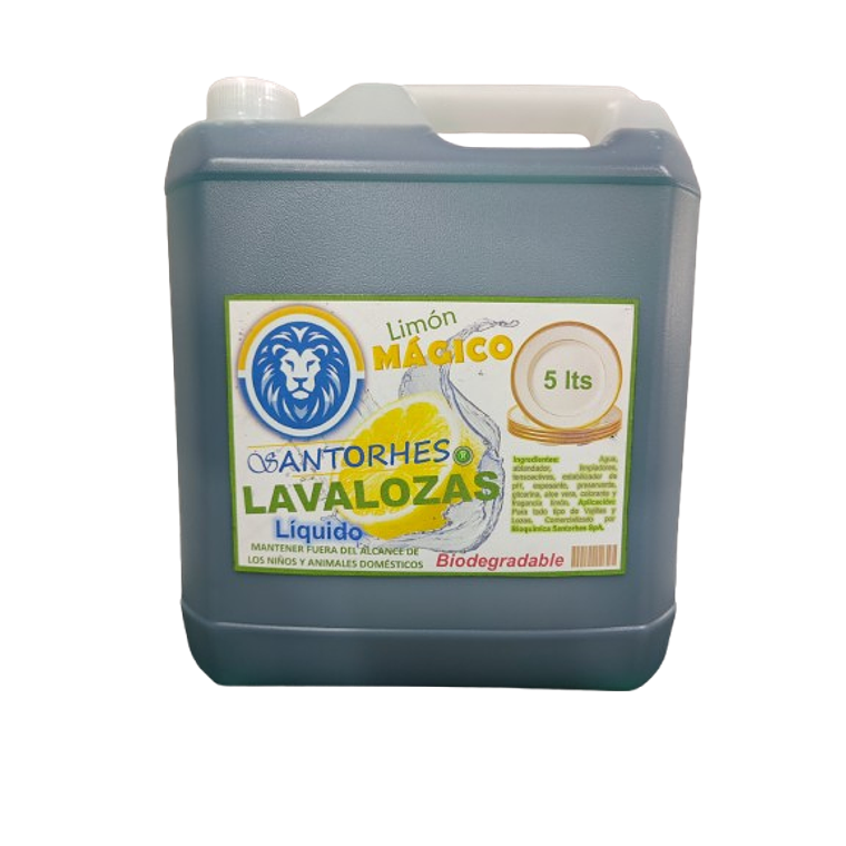 Lavalozas Líquido Verde Concentrado (5 Litros) 1