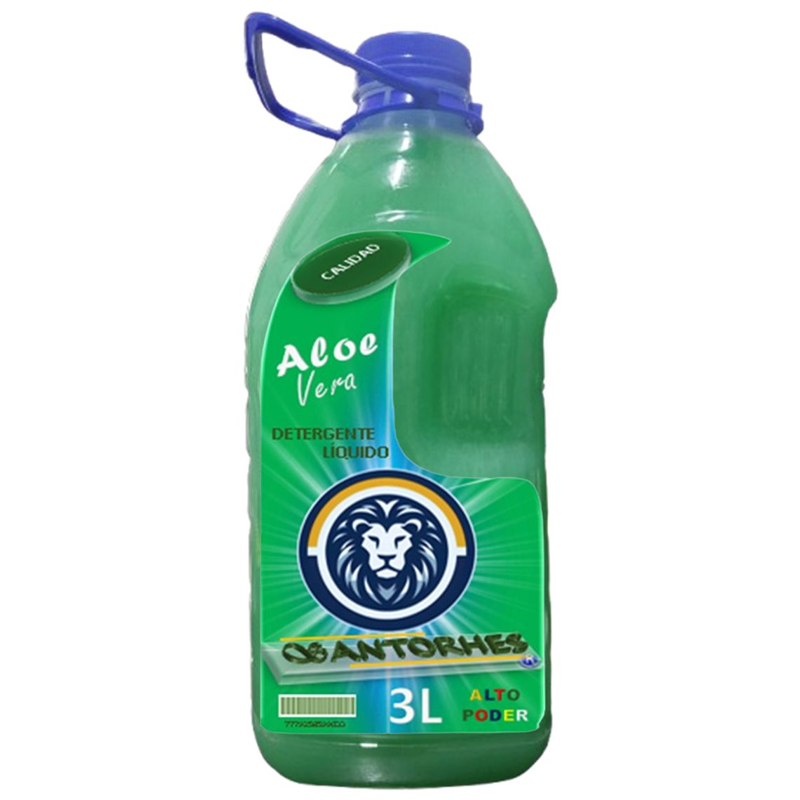 Detergente Líquido Verde Nacarado Aloe Vera (3 Litros) 1