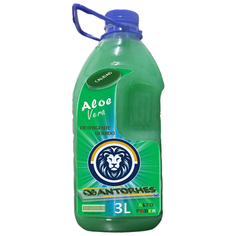Detergente Líquido Verde Nacarado Aloe Vera (3 Litros) 1