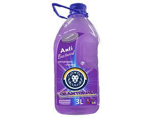 Detergente Líquido Violeta Nacarado Antibacterial (3 Litros)