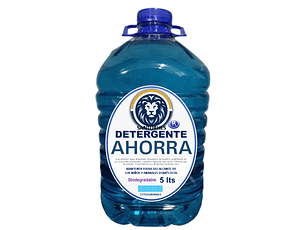 Detergente Líquido AHORRA Azul Cristal (5 L)