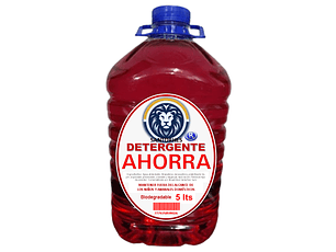Detergente Líquido AHORRA Rojo Cristal (5 L)