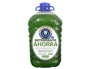Detergente Líquido AHORRA Verde Cristal (5 L)