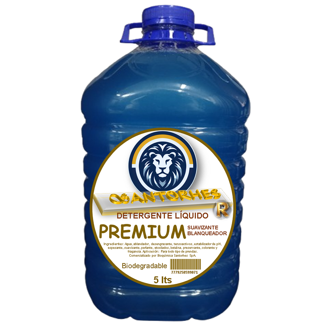 Detergente Líquido Azul PREMIUM (5 L) 1