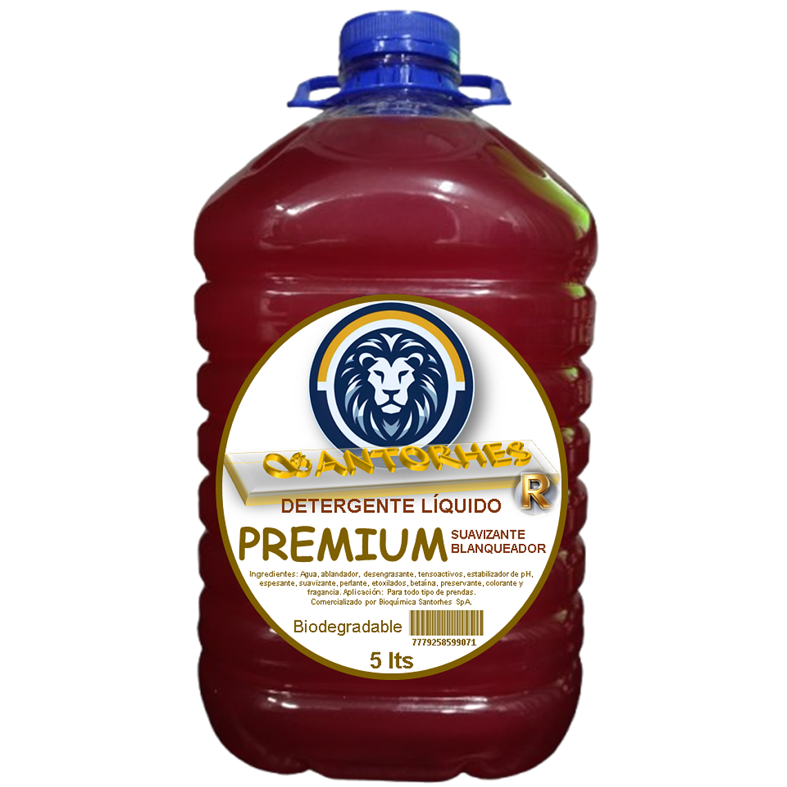 Detergente Líquido Rojo PREMIUM (5 L) 1