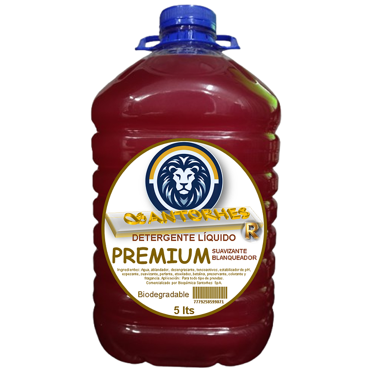 Detergente Líquido Rojo PREMIUM (5 L) 1